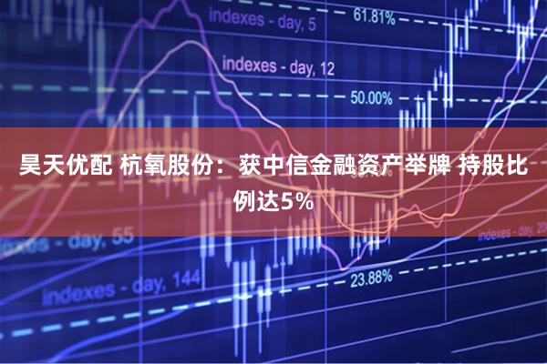昊天优配 杭氧股份：获中信金融资产举牌 持股比例达5%