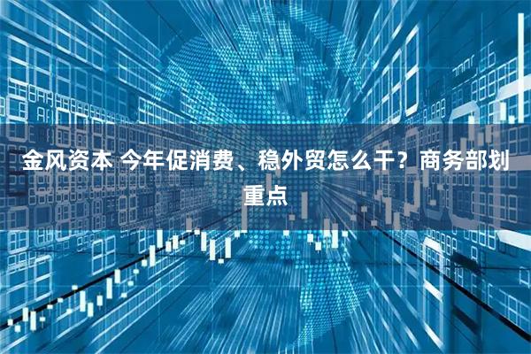 金风资本 今年促消费、稳外贸怎么干？商务部划重点